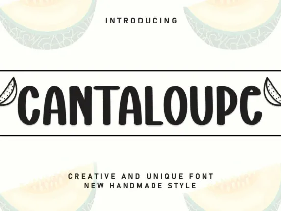 Cantaloupe Display font