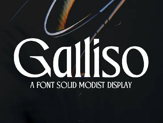 Galliso font