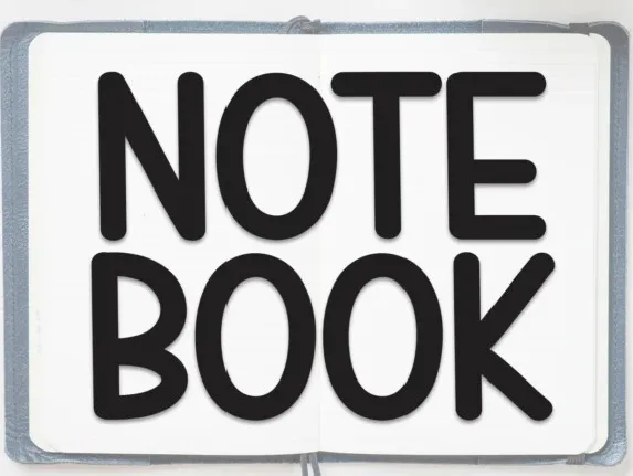 Note Book Display font