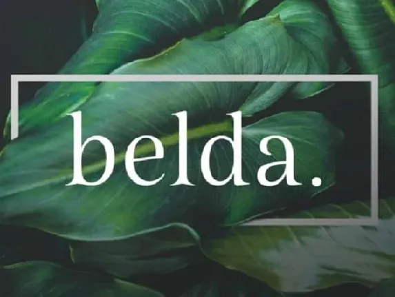 Belda Free font