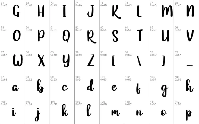 Cagakara font