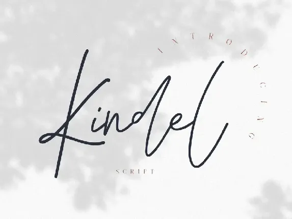 KindelScript font