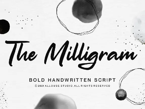 The Milligram font