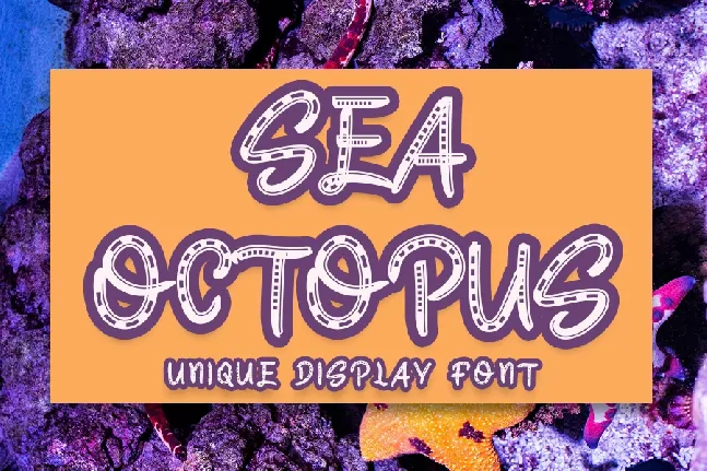 Sea Octopus font