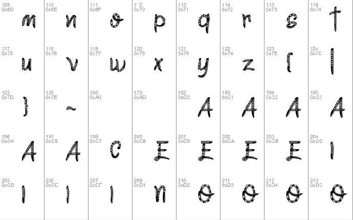 Sea Octopus font