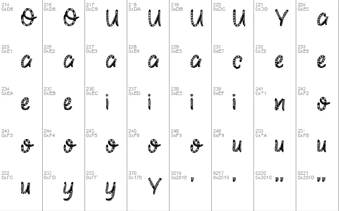 Sea Octopus font