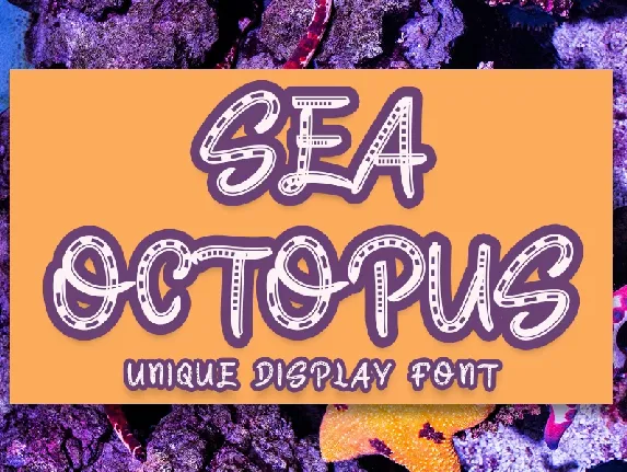 Sea Octopus font