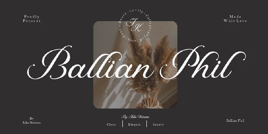 Ballian Phil Script font