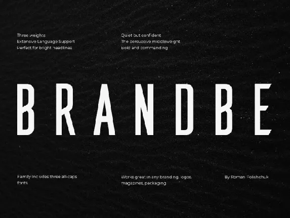 Brandbe Sans font