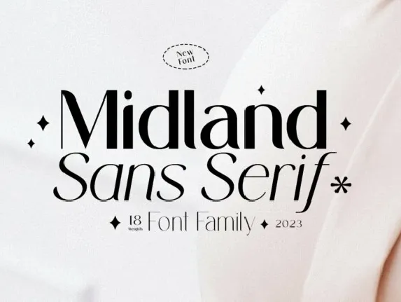 Midland font