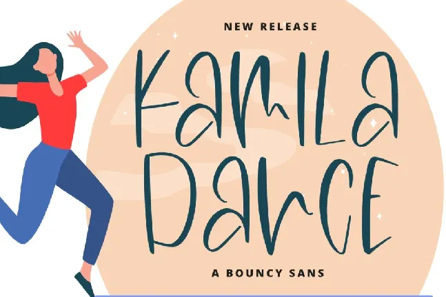 Kamila Dance Personal Use Only font