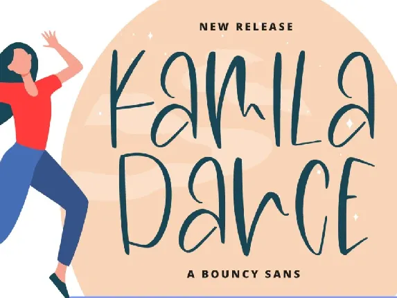 Kamila Dance Personal Use Only font