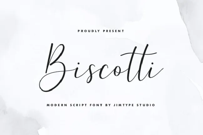 Biscotti Script font