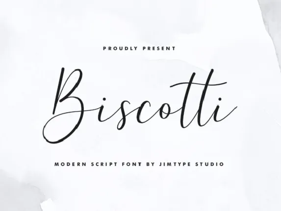 Biscotti Script font