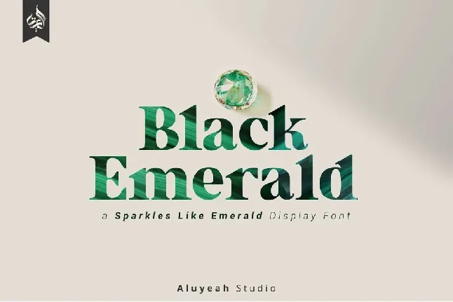 Black Emerald font