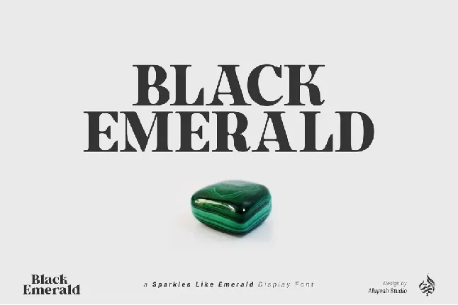 Black Emerald font