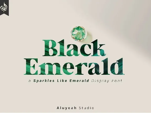 Black Emerald font