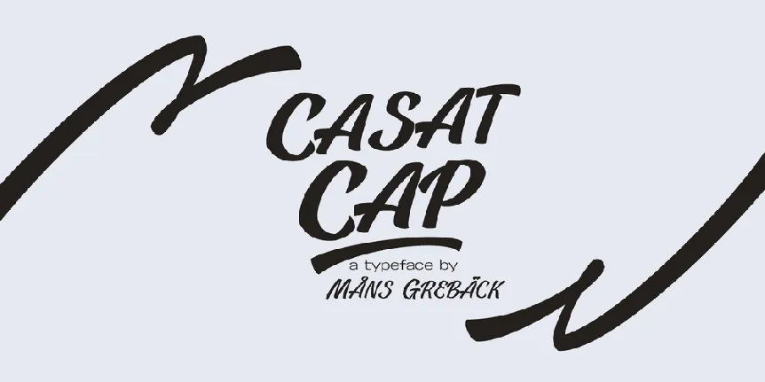 Casat Cap font