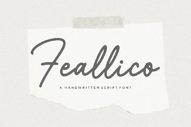 Feallico font