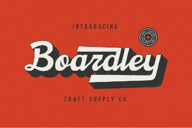 Boardley Demo font