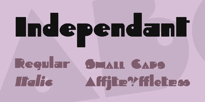 Independant font