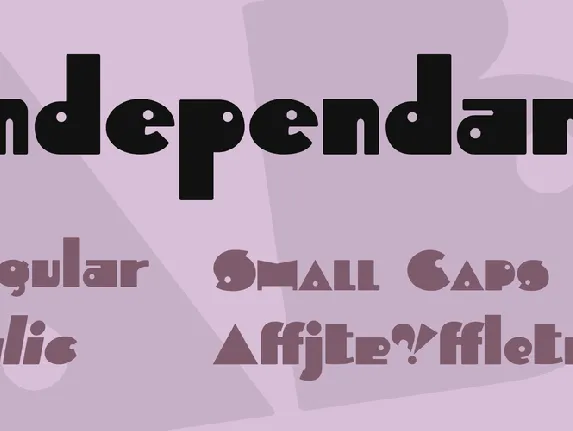 Independant font