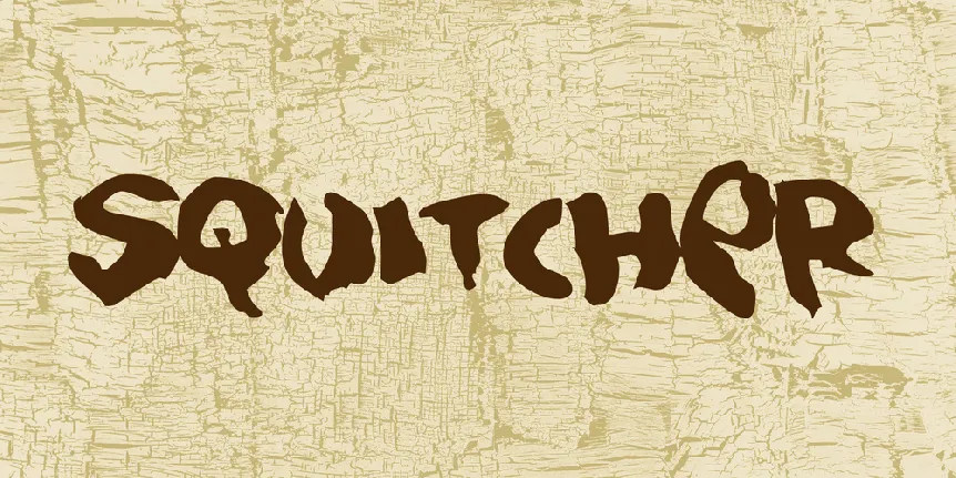 Squitcher font