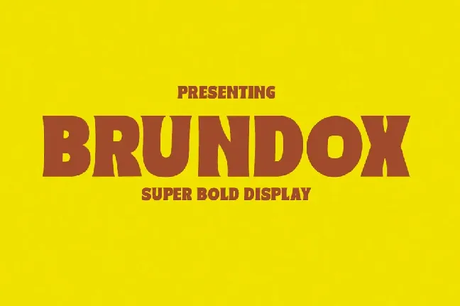 Brundox font