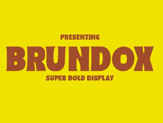 Brundox font