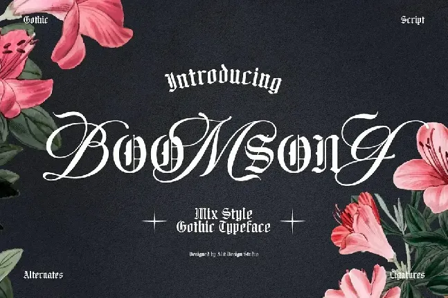 Boomsong font