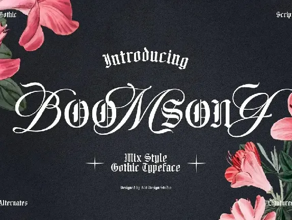 Boomsong font