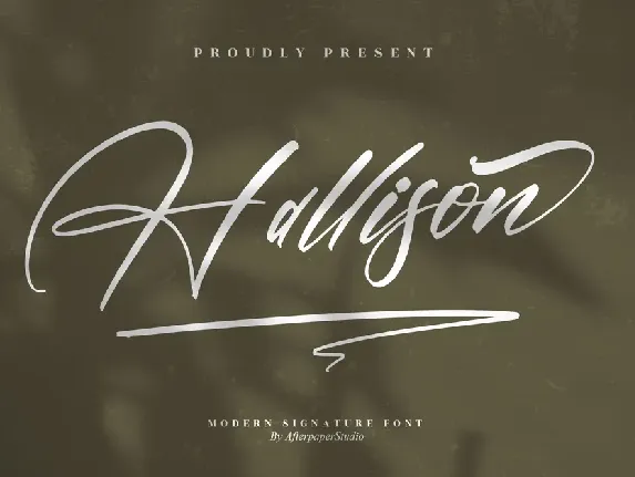 Hallison font