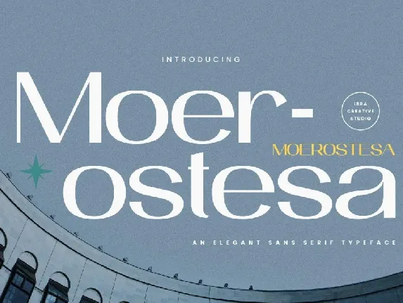 Moerostesa Personal Use font