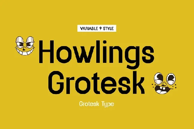 Howlings Grotesk Family font