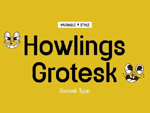 Howlings Grotesk Family font