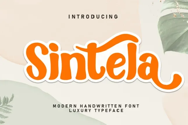 Sintela Display font