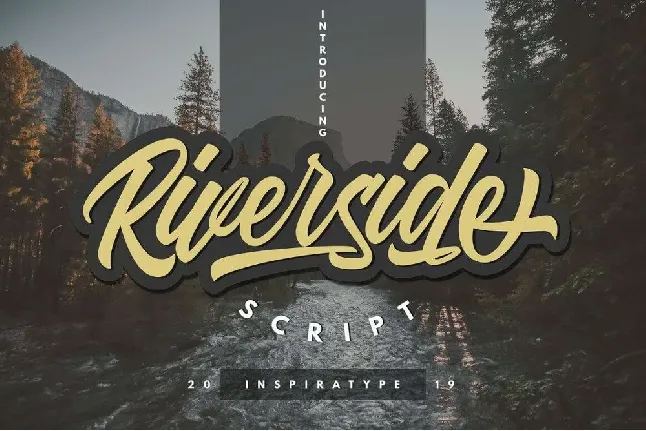 Riverside font