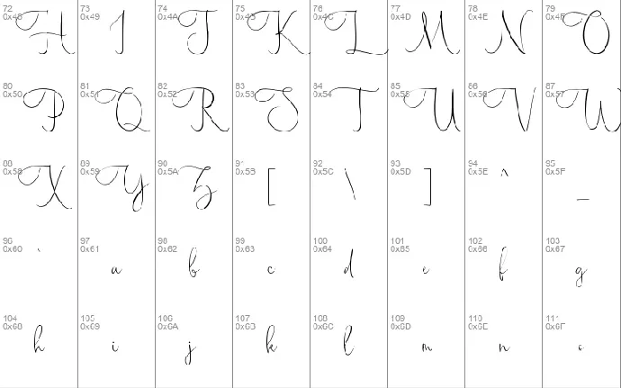 Maestrography font