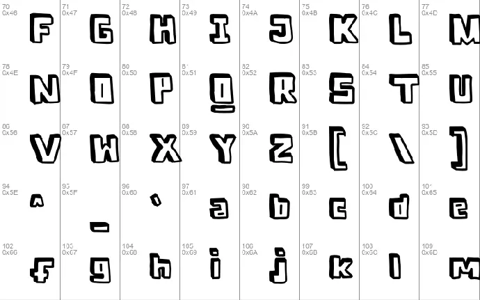 Blocky Best font