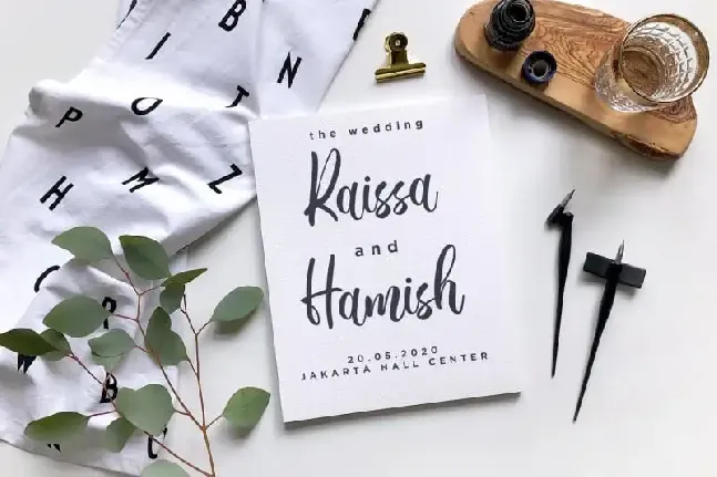 Wonderblend Calligraphy font