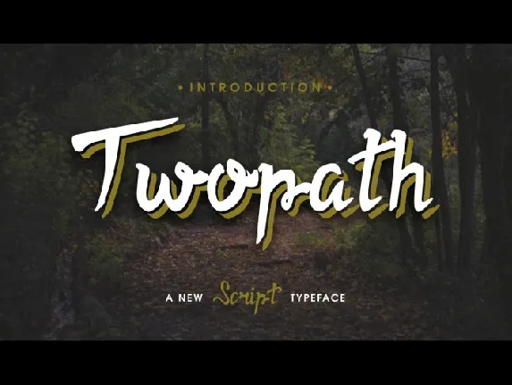 Twopath Script font