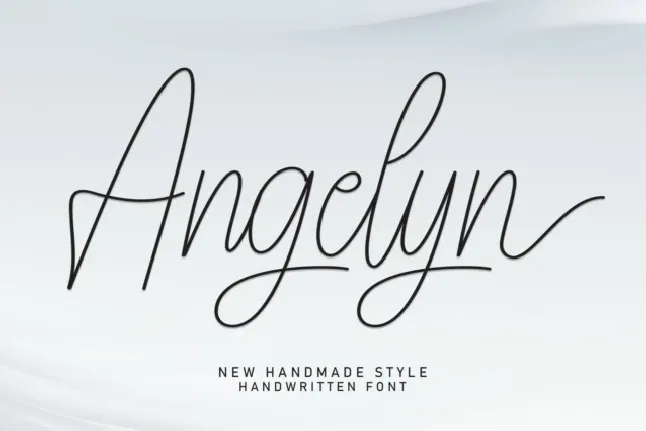 Angelyn Script font