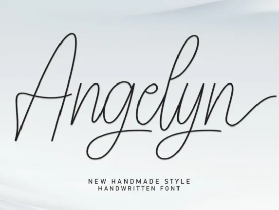 Angelyn Script font