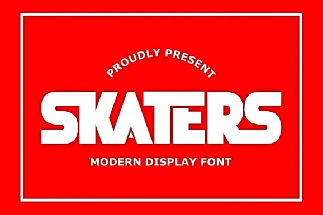 Skaters font