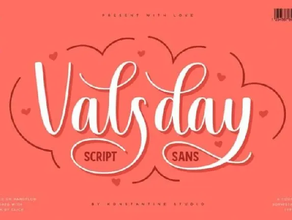 Valsday Script and Sans font