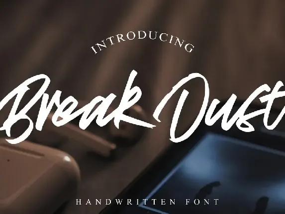 Break Dust font