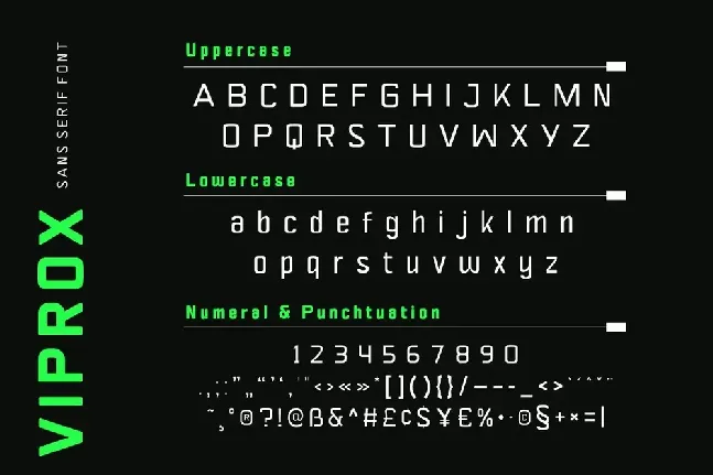 VIPROX font