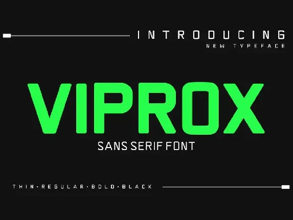 VIPROX font