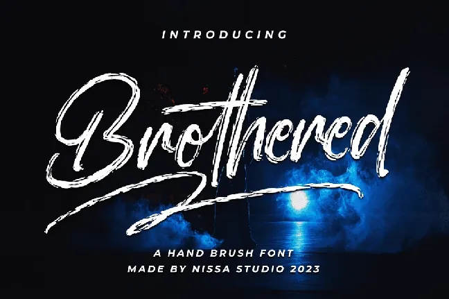 Brothered font