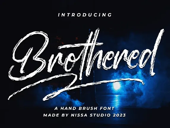 Brothered font